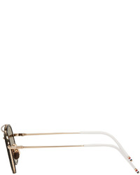 schwarze Sonnenbrille von Thom Browne