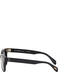 schwarze Sonnenbrille von Oliver Peoples