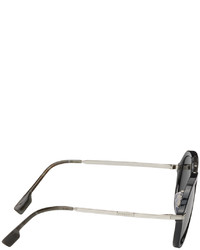 schwarze Sonnenbrille von Burberry