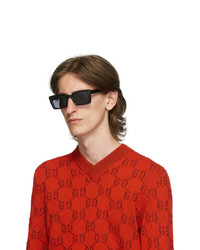 schwarze Sonnenbrille von Gucci