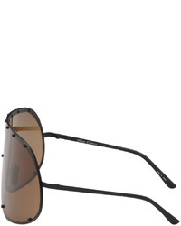 schwarze Sonnenbrille von Rick Owens