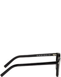 schwarze Sonnenbrille von Saint Laurent