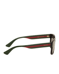 schwarze Sonnenbrille von Gucci