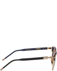 schwarze Sonnenbrille von Thom Browne