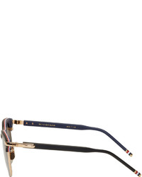 schwarze Sonnenbrille von Thom Browne