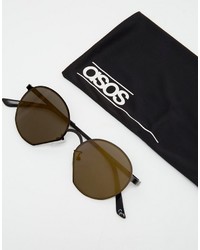 schwarze Sonnenbrille von Asos