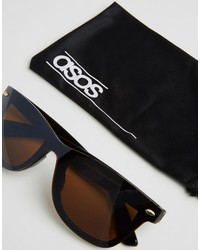 schwarze Sonnenbrille von Asos