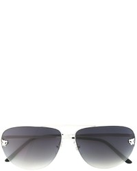 schwarze Sonnenbrille von Cartier