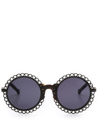 schwarze Sonnenbrille von Preen by Thornton Bregazzi