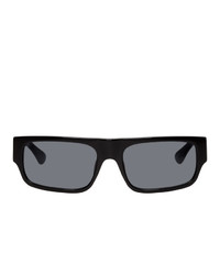 schwarze Sonnenbrille von Dries Van Noten