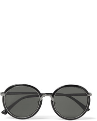 schwarze Sonnenbrille von Dries Van Noten