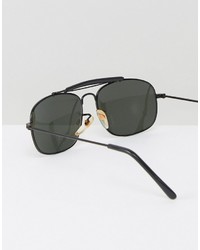 schwarze Sonnenbrille von Reclaimed Vintage