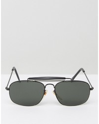 schwarze Sonnenbrille von Reclaimed Vintage