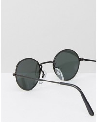 schwarze Sonnenbrille von Reclaimed Vintage