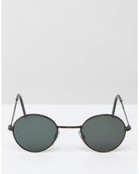 schwarze Sonnenbrille von Reclaimed Vintage