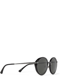 schwarze Sonnenbrille von Dries Van Noten