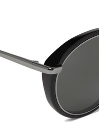 schwarze Sonnenbrille von Dries Van Noten