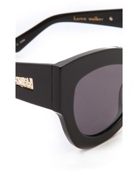 schwarze Sonnenbrille von Karen Walker