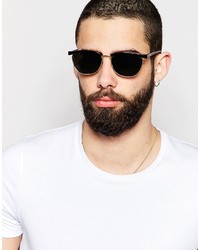 schwarze Sonnenbrille von Reclaimed Vintage