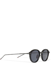 schwarze Sonnenbrille von Thom Browne