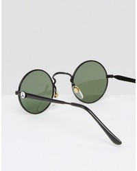 schwarze Sonnenbrille von Reclaimed Vintage