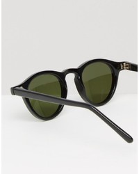 schwarze Sonnenbrille von Reclaimed Vintage