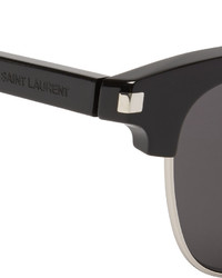 schwarze Sonnenbrille von Saint Laurent