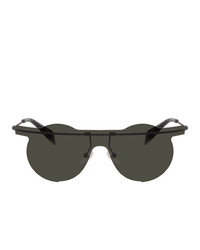 schwarze Sonnenbrille von Yohji Yamamoto