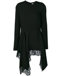 schwarze Spitze Bluse von Givenchy