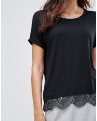 schwarze Spitze Bluse von B.young