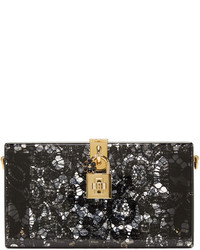 schwarze Spitze Clutch von Dolce & Gabbana