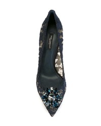 schwarze Spitze Pumps von Dolce & Gabbana