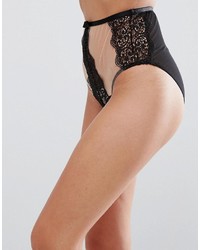 schwarze Spitzehose von Asos