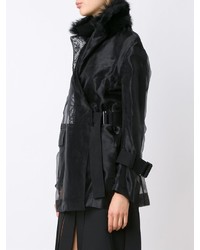 schwarze Spitzejacke von Sacai