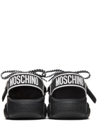 schwarze Sportschuhe von Moschino