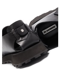 schwarze Sportschuhe von Jil Sander