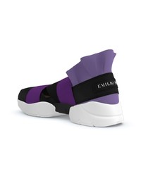 schwarze Sportschuhe von Emilio Pucci