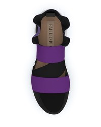 schwarze Sportschuhe von Emilio Pucci