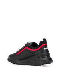 schwarze Sportschuhe von MSGM