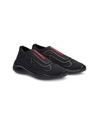 schwarze Sportschuhe von Prada