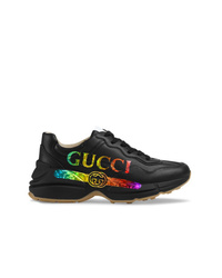 schwarze Sportschuhe von Gucci