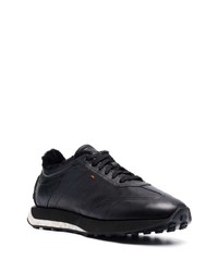 schwarze Sportschuhe von Santoni