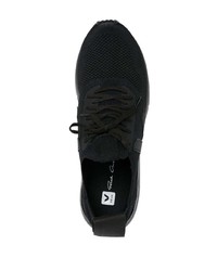 schwarze Sportschuhe von Rick Owens X Veja