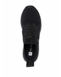 schwarze Sportschuhe von Rick Owens X Veja