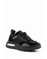 schwarze Sportschuhe von DSQUARED2