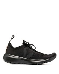 schwarze Sportschuhe von Rick Owens X Veja