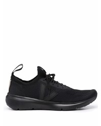 schwarze Sportschuhe von Rick Owens X Veja