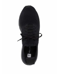 schwarze Sportschuhe von Rick Owens X Veja