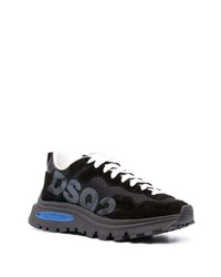 schwarze Sportschuhe von DSQUARED2