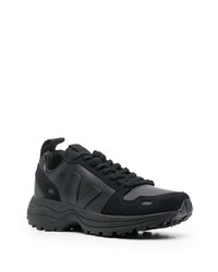 schwarze Sportschuhe von Rick Owens X Veja